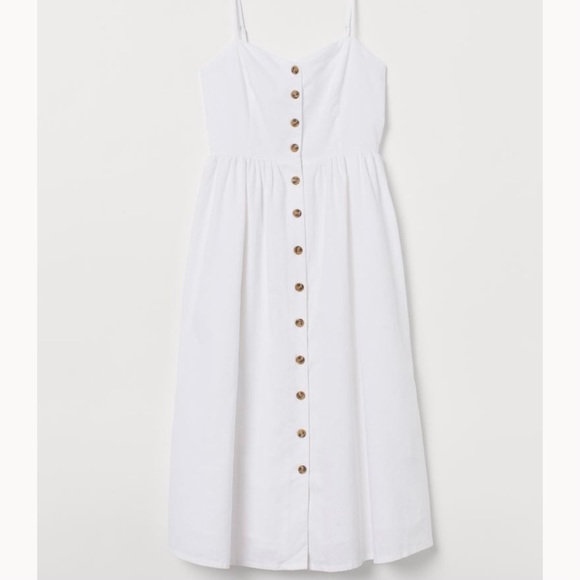 H&M Dresses & Skirts - H&M White Linen Dress
